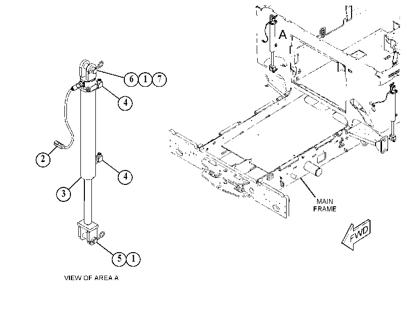 CYLINDER & MTG GP-TOW POINT 4479846 CAT
