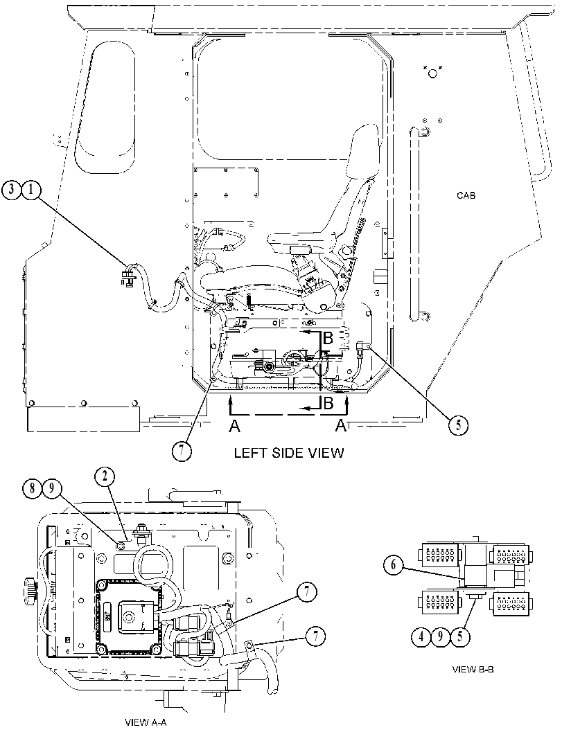 Проводка связи 4600198 CAT