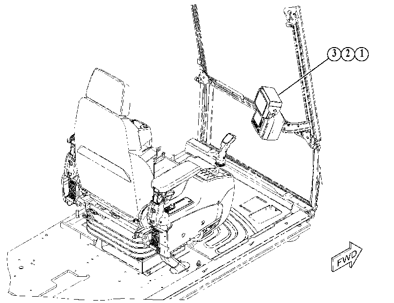 MOUNTING GP-MONITOR 4584532 CAT