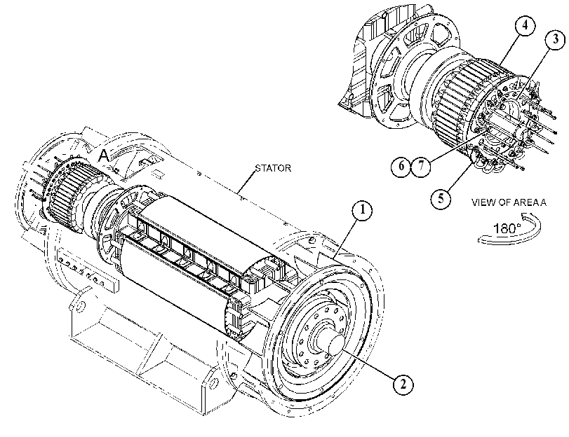 Ротор генератора 4302727 CAT