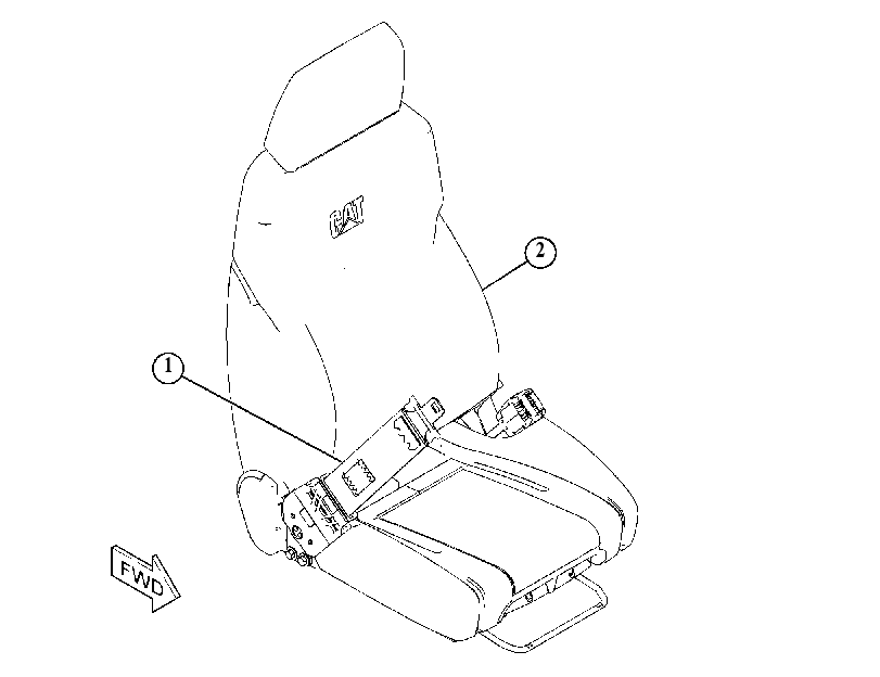 SEAT AR-SUSPENSION 4513535 CAT