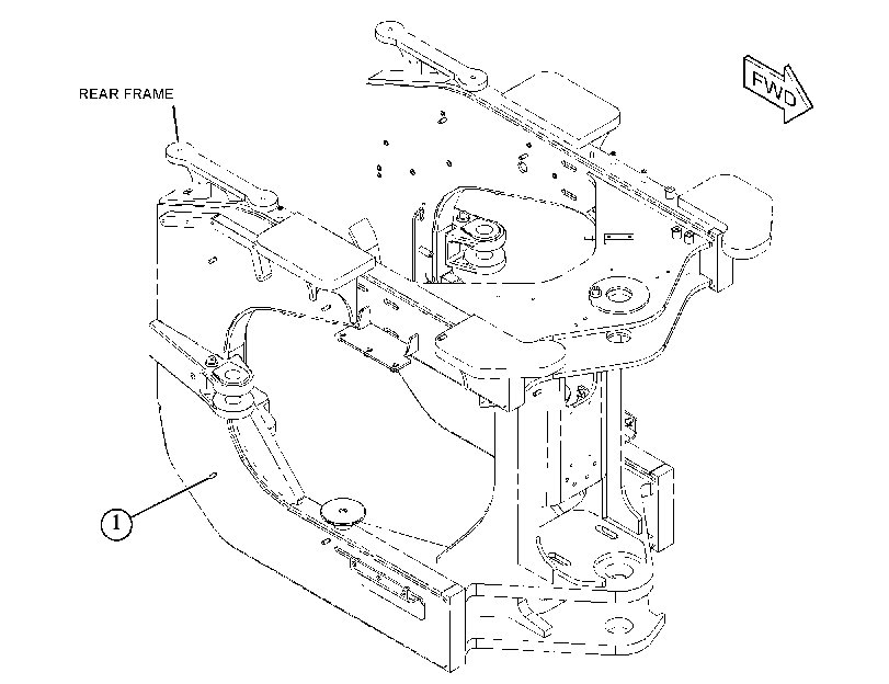 BOSS GP-REAR FRAME 3754115 CAT