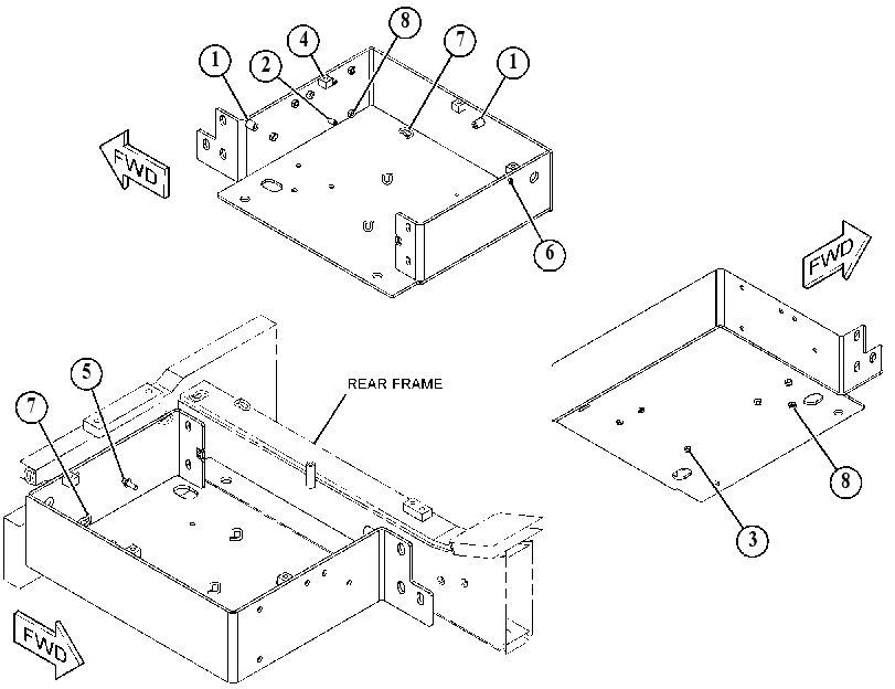BOX AS-BATTERY 4334830 CAT