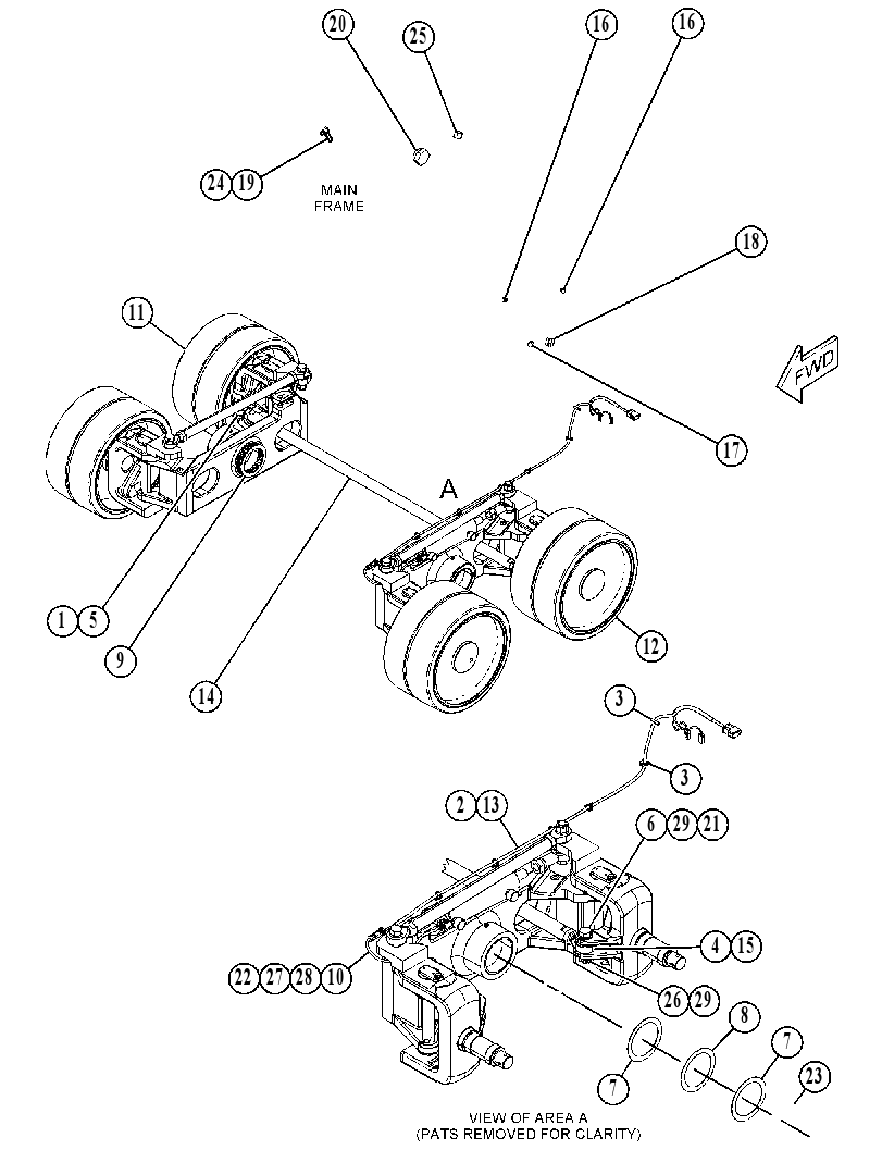 BOGIE GP 4479880 CAT