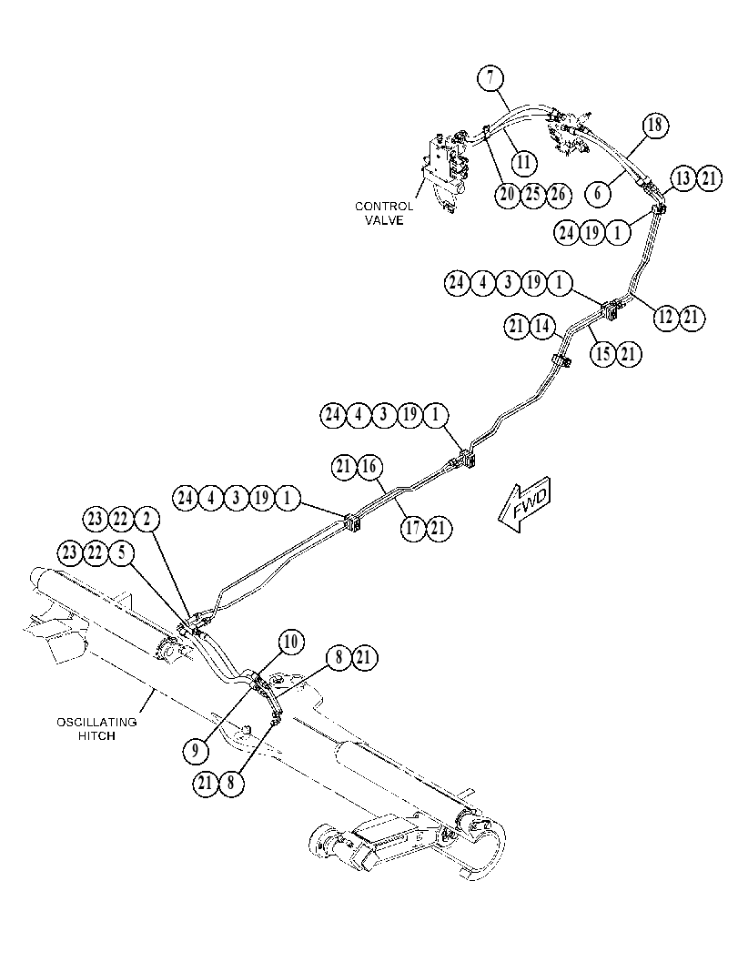 LINES GP-HITCH 4479850 CAT