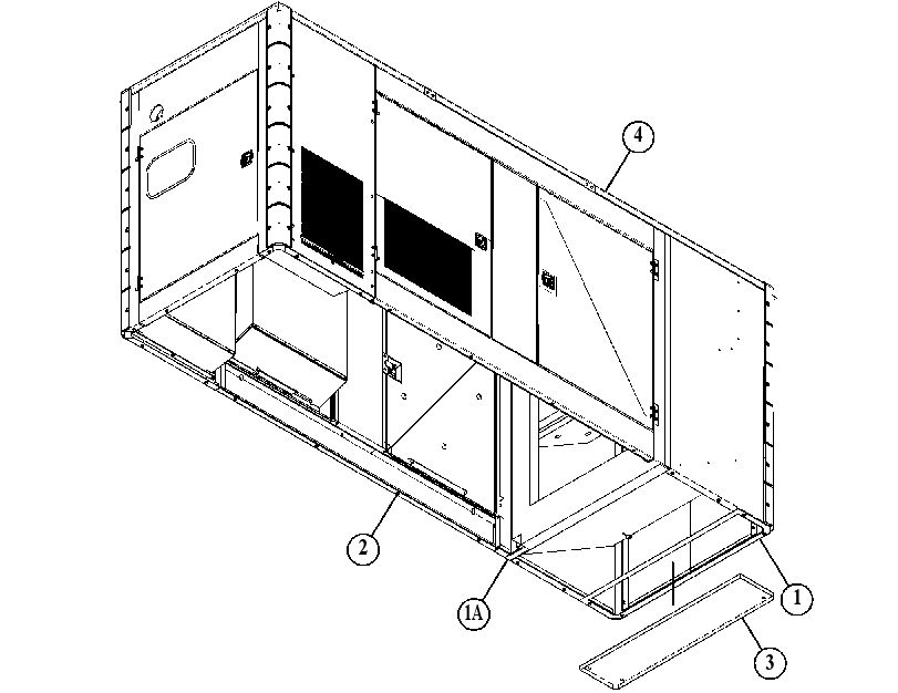 ENCLOSURE GP-GENSET 4823758 CAT