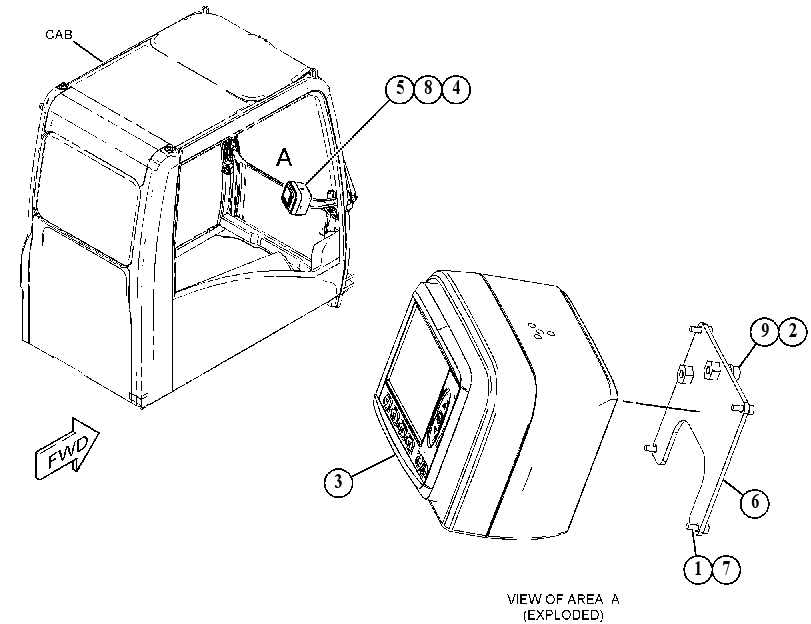MONITOR & MOUNTING GP 4584272 CAT