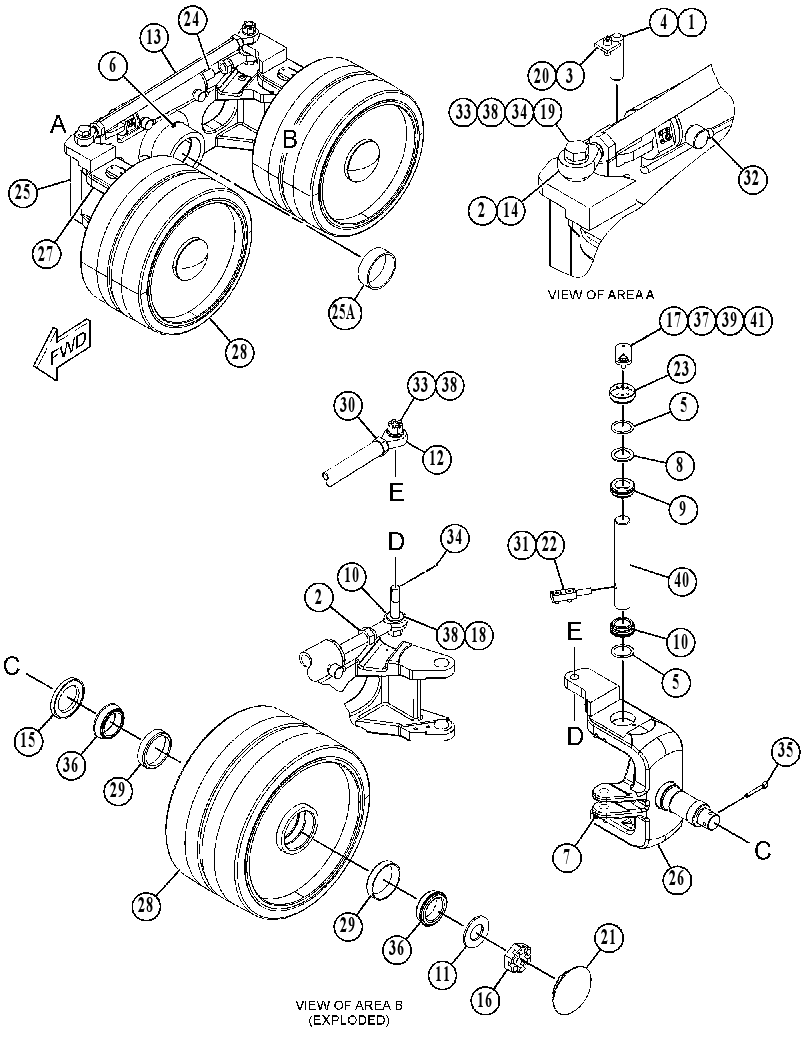 BOGIE GP 3964176 CAT