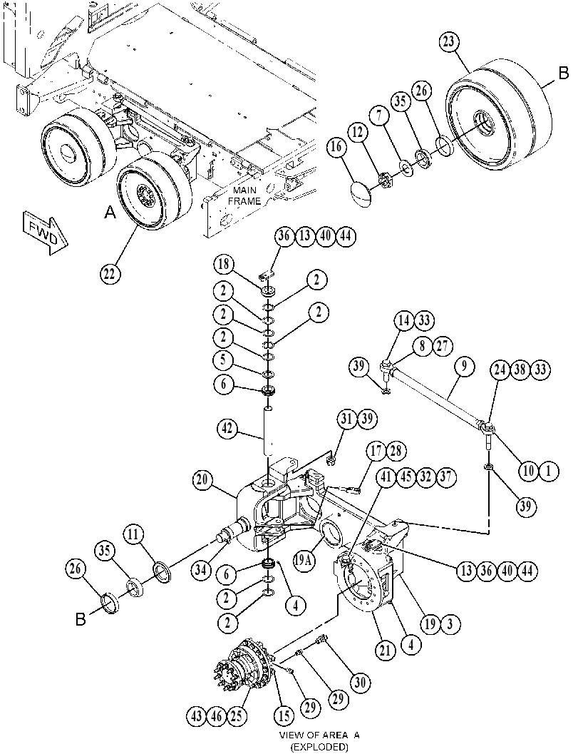 BOGIE GP 3964179 CAT