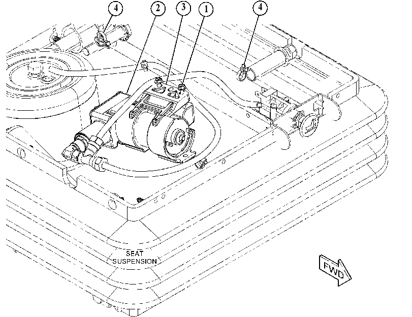 KIT-SEAT AIR COMPRESSOR 4526716 CAT
