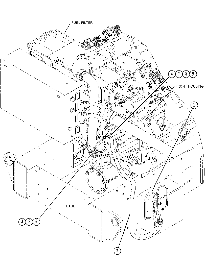 HARNESS GP-ENGINE 3412375 CAT