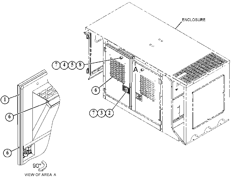 Дверь смотровая 4722457 CAT