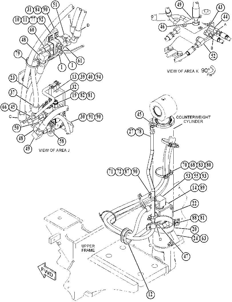 LINES GP-REAR ATTACHMENT 4249529 CAT