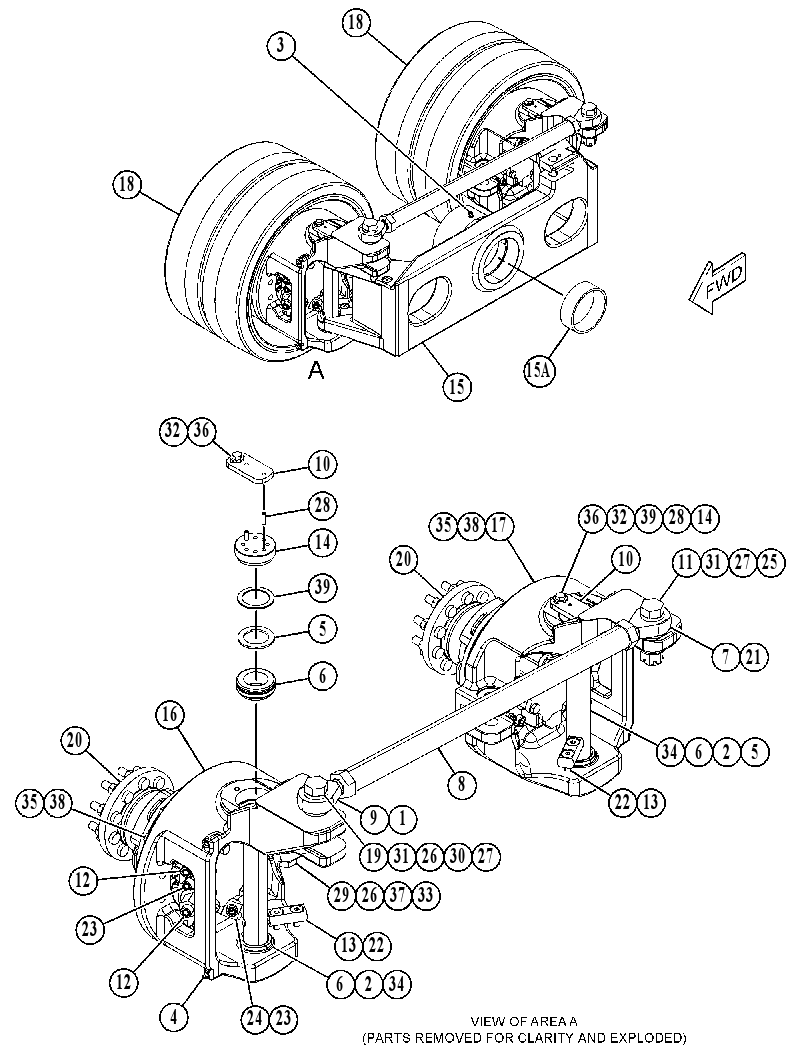 BOGIE GP 3964187 CAT