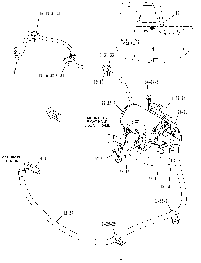 PRELUBRICATION AR-ENGINE 3409780 CAT