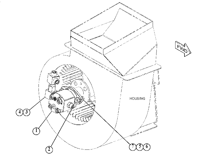 MOTOR & MTG GP-VENTILATION 4479854 CAT