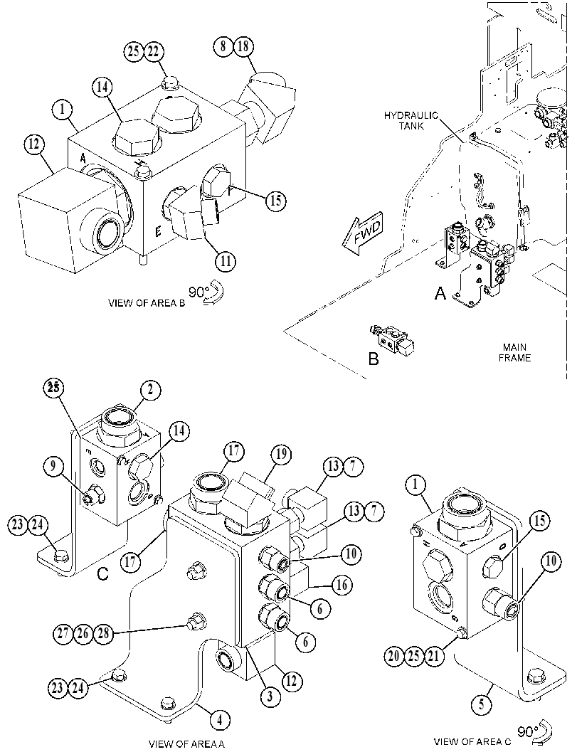 VALVE & MTG GP-AUXILIARY 3924691 CAT