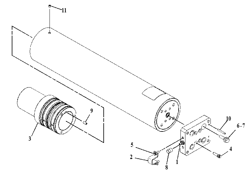CYLINDER AS 4497512 CAT