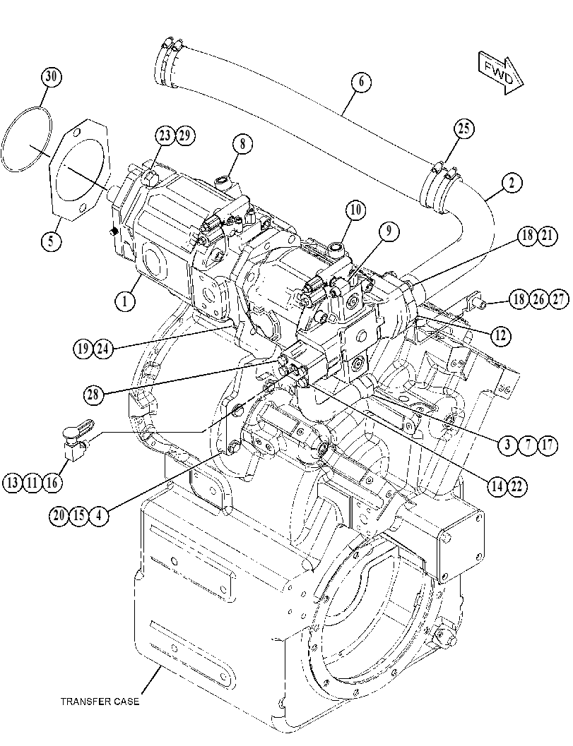 PUMP & MTG GP-STEERING 3905961 CAT