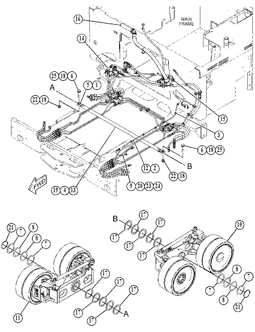 ASSIST GP-FRONT WHEEL 4479878 CAT