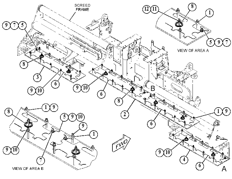PLATE GP-SCREED 4284929 CAT