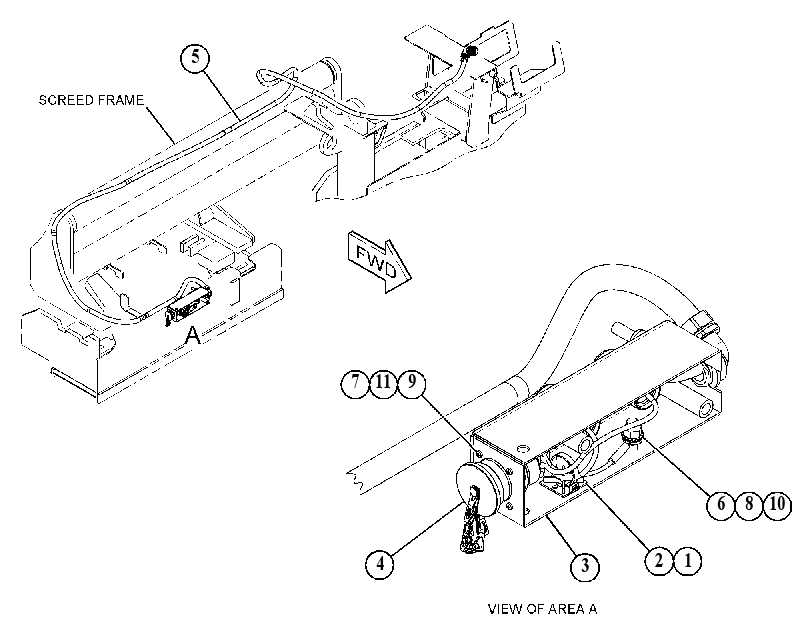 WIRING GP-SCREED HEATER 4912411 CAT