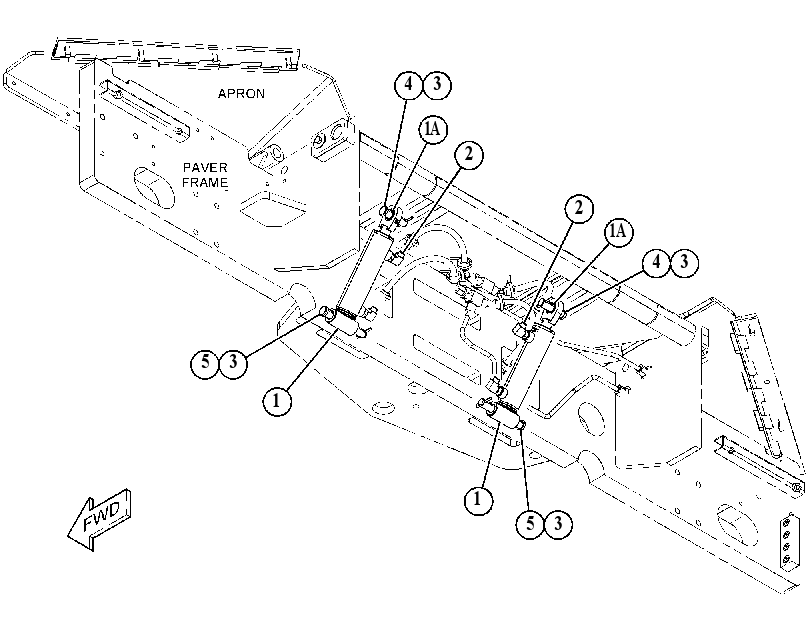 CYLINDER & MTG GP-APRON 4479852 CAT
