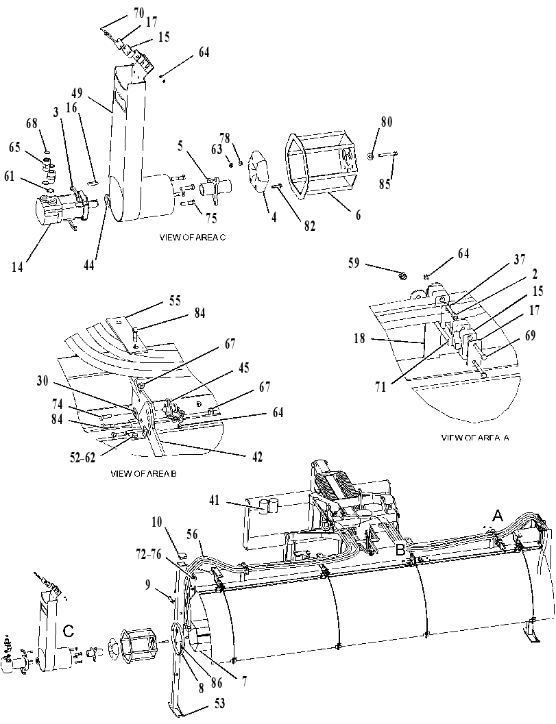 FRAME GP-BROOM 2032600 CAT