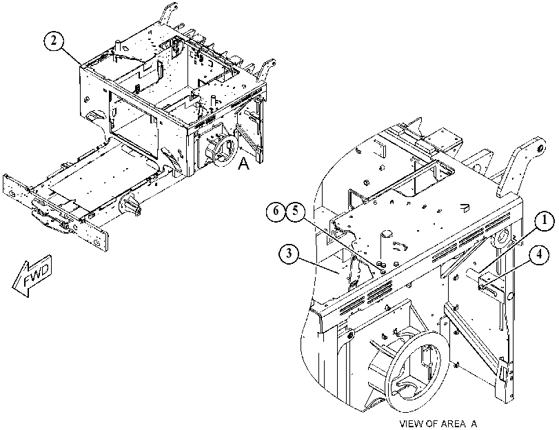 FRAME GP-MAIN 4555407 CAT