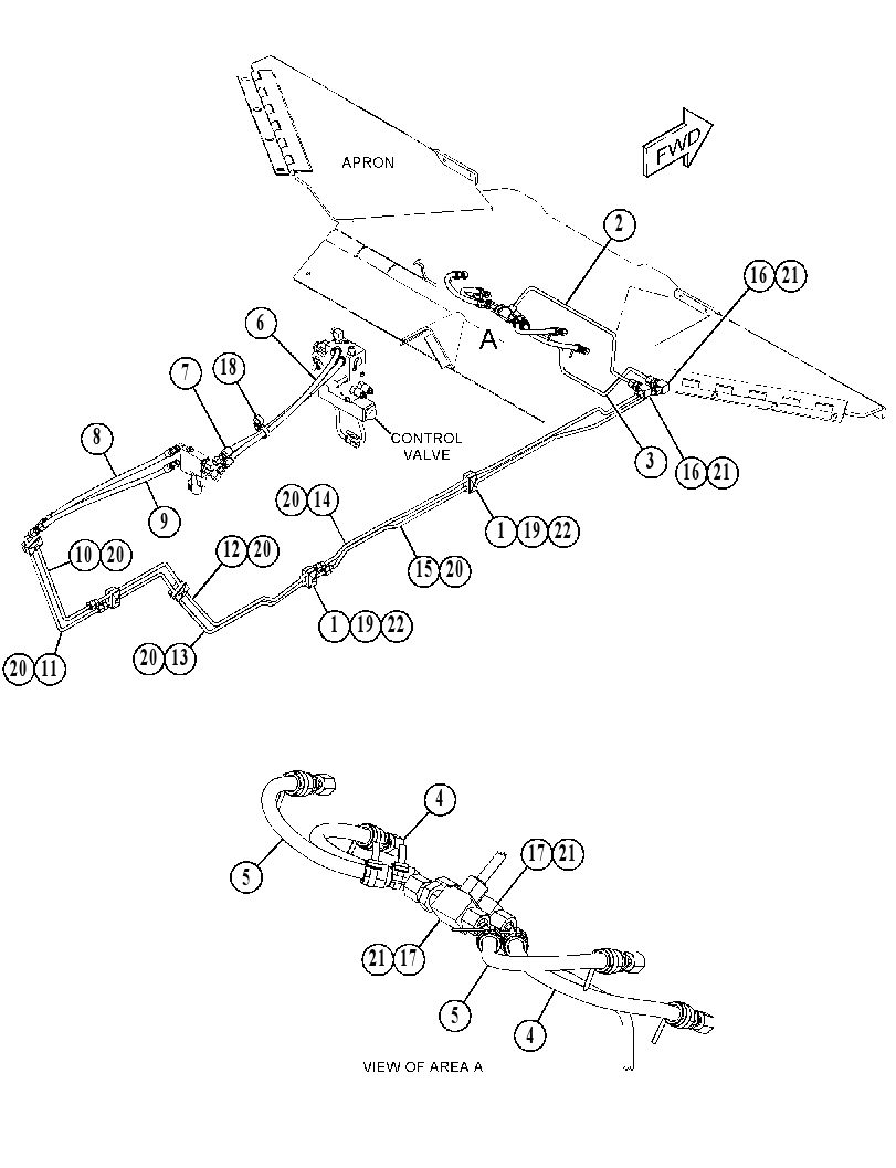 LINES GP-APRON 4479853 CAT