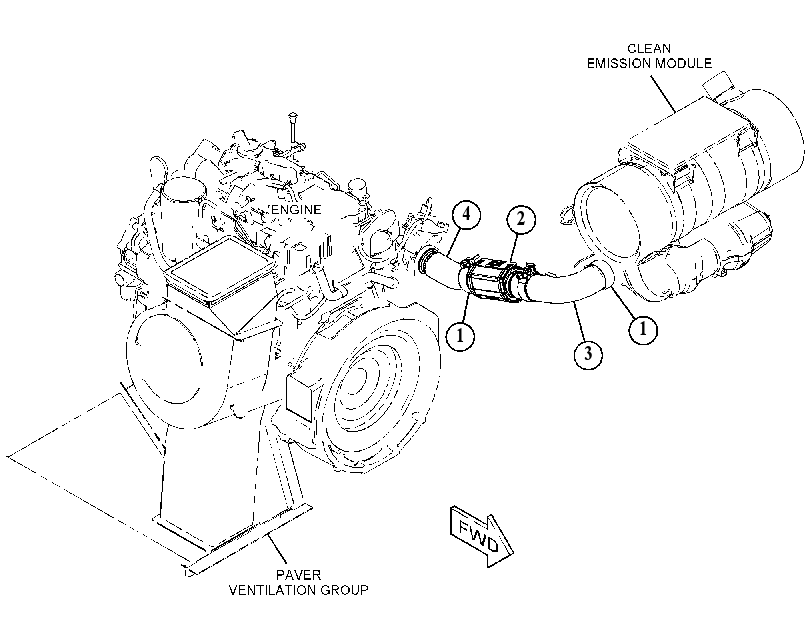 EXHAUST GP-FLEXIBLE 4183225 CAT