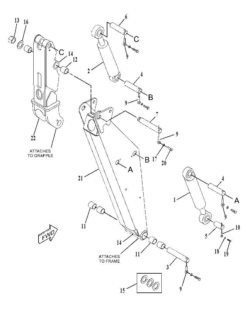 BOOM GP-GRAPPLE 2381888 CAT