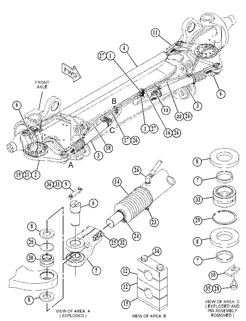 ARM GP-STEERING 4323603 CAT
