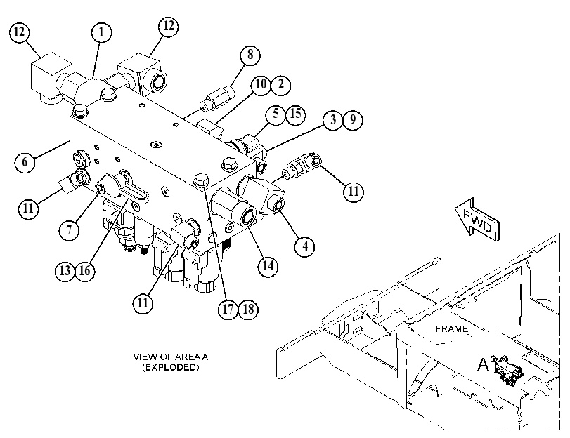 VALVE & MTG GP-AUXILIARY 4479820 CAT