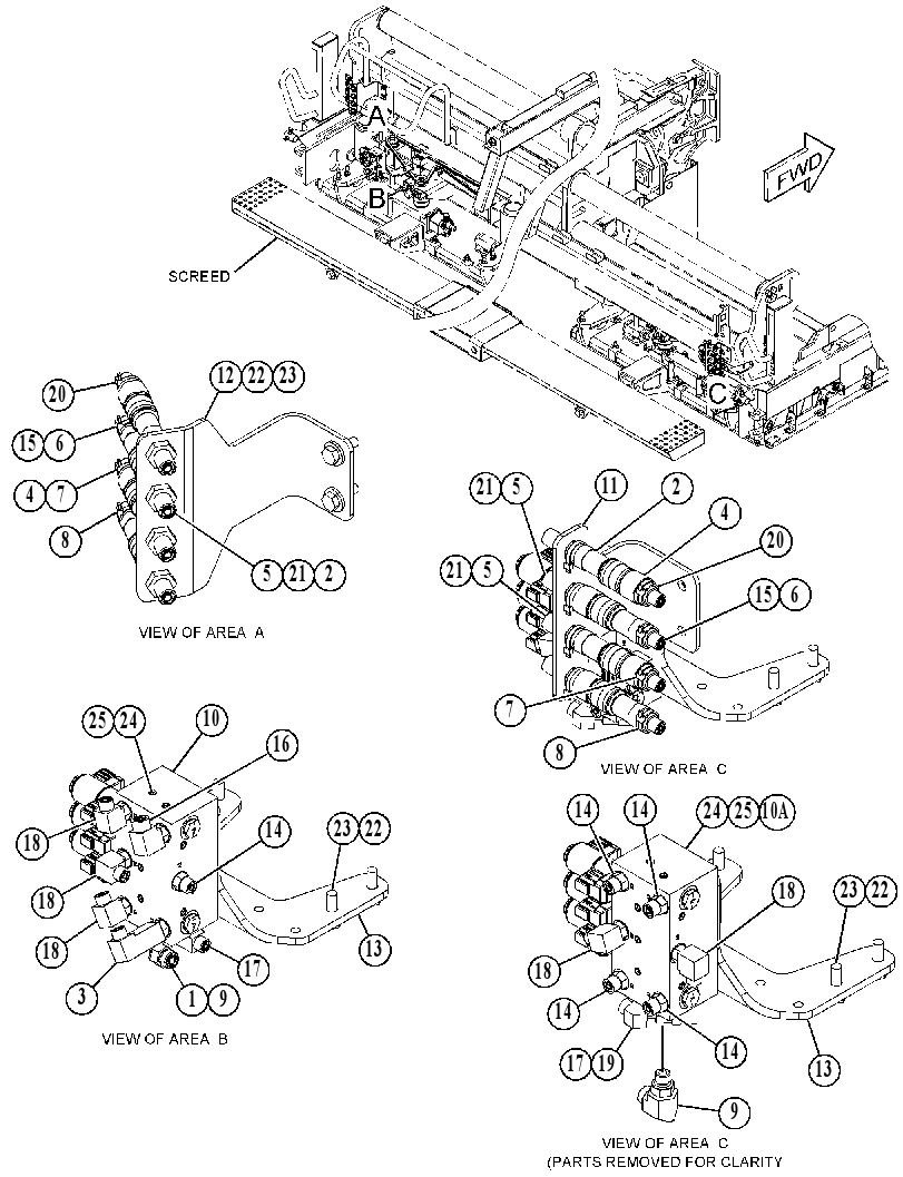 VALVE & MTG GP-AUXILIARY 4761012 CAT