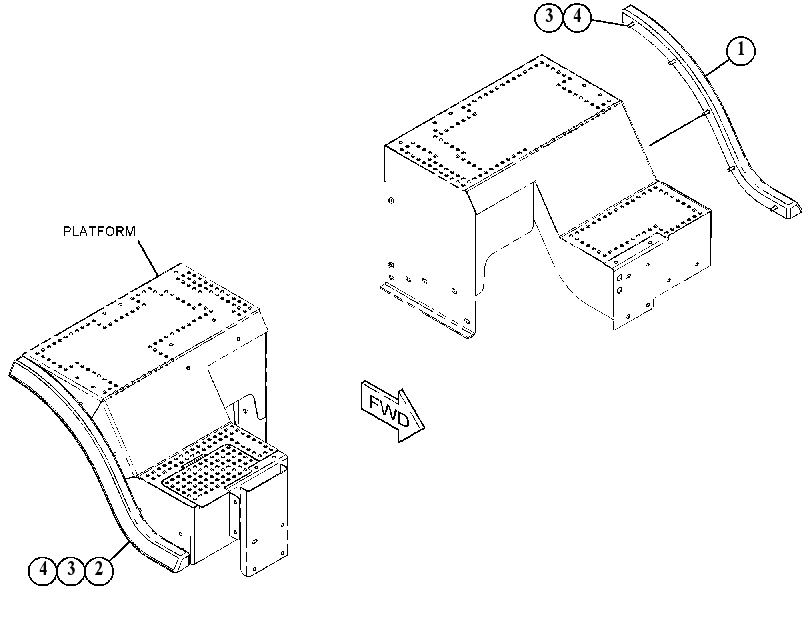 DEFLECTOR GP-FENDER 4547823 CAT