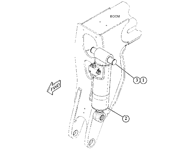 CYLINDER & MTG GP-TILT 4731705 CAT