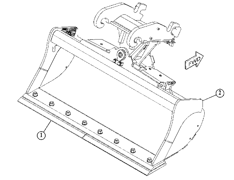 BUCKET AR-DITCH CLEANING 4820842 CAT