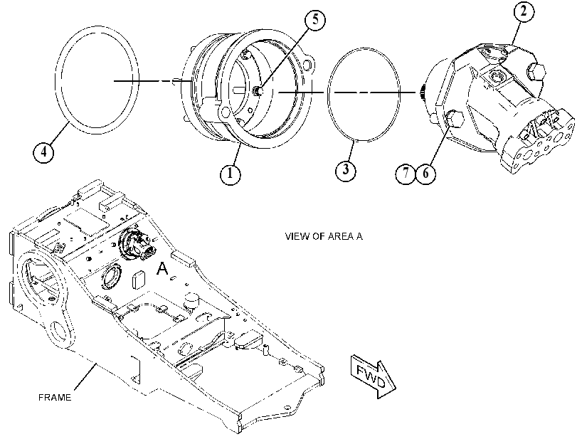 MOTOR & MOUNTING GP 4189914 CAT