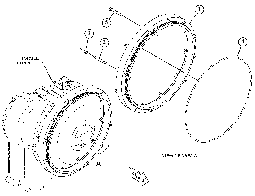 MOUNTING GP-TORQUE CONVERTER 4539493 CAT