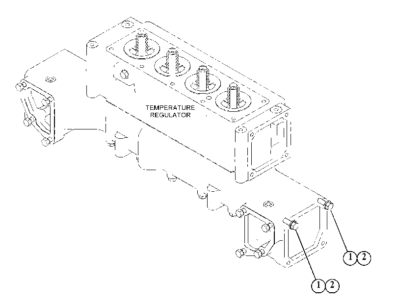 FASTENER GP-REGULATOR HOUSING 4540668 CAT