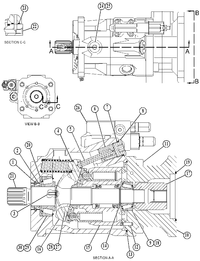 Насос поршневой 4199191 CAT