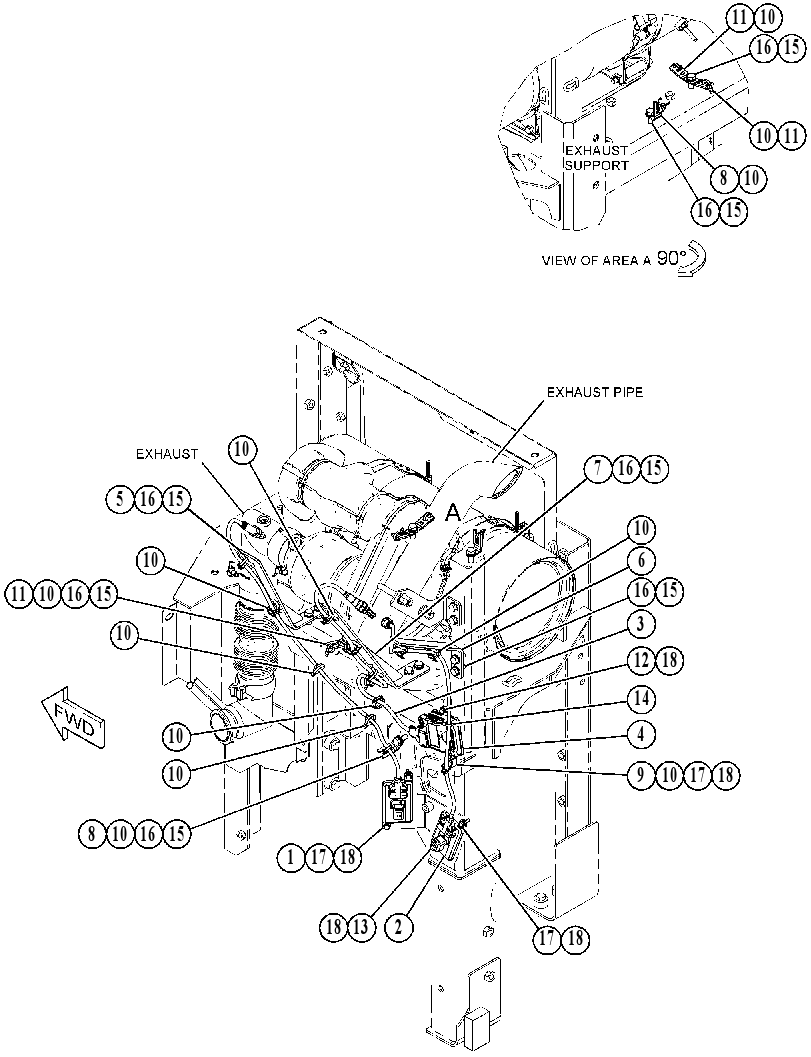 SENSOR & MTG GP-SOOT 4260144 CAT