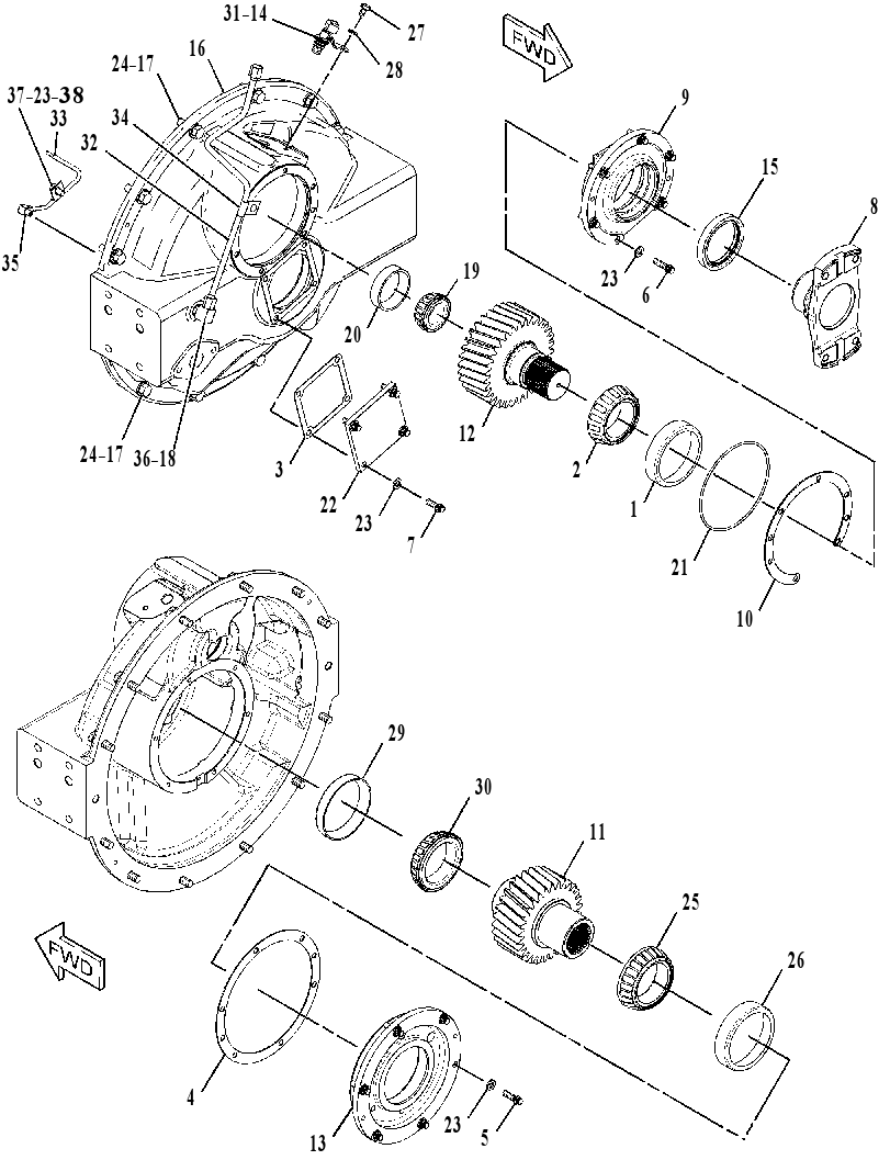 GEAR GP-INPUT TRANSFER 2739195 CAT