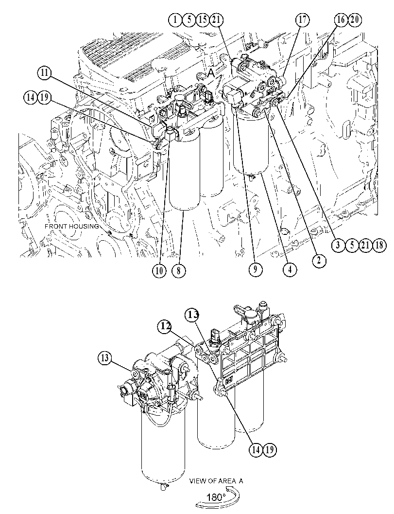 FILTER GP-SECONDARY FUEL 3829687 CAT
