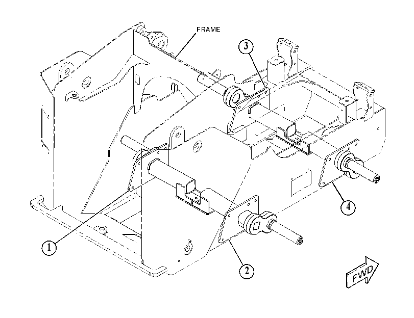 AXLE GP-UNDERCARRIAGE 3454850 CAT