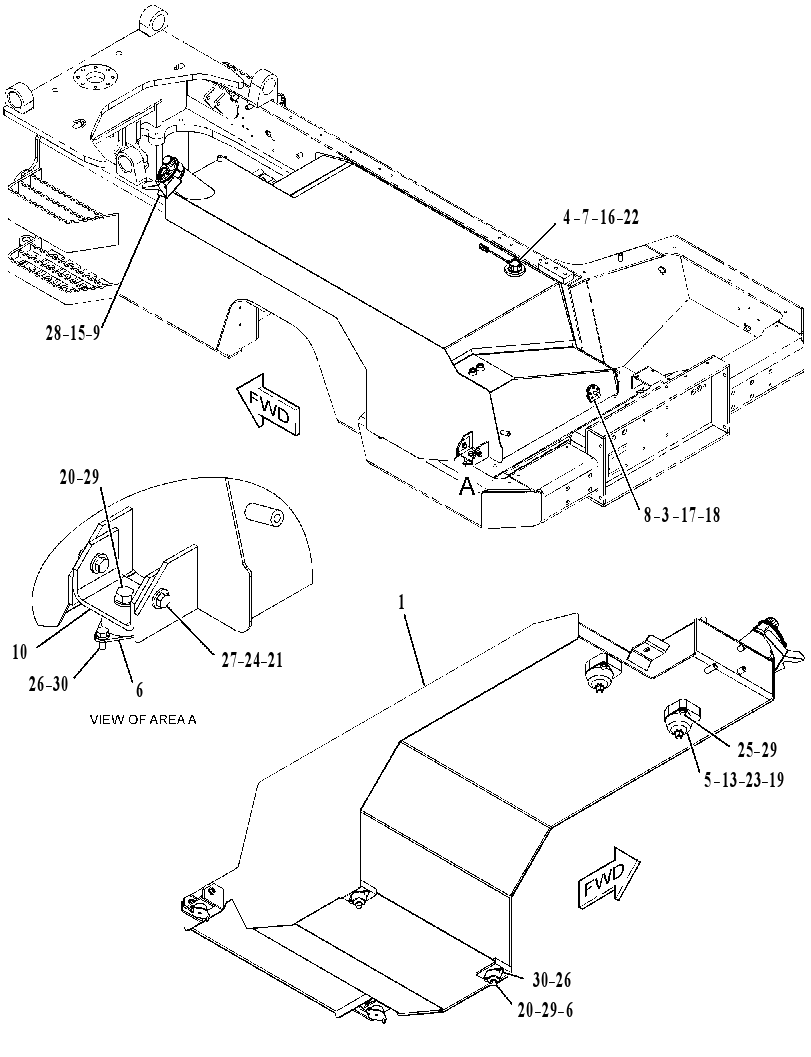 Бак топливный 3740889 CAT