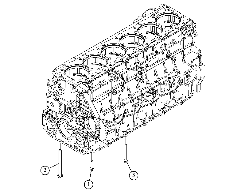 Блок цилиндров 4504618 CAT