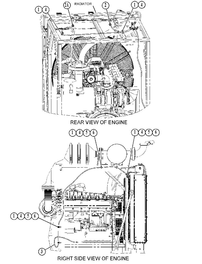 Проводка генератора 4603216 CAT
