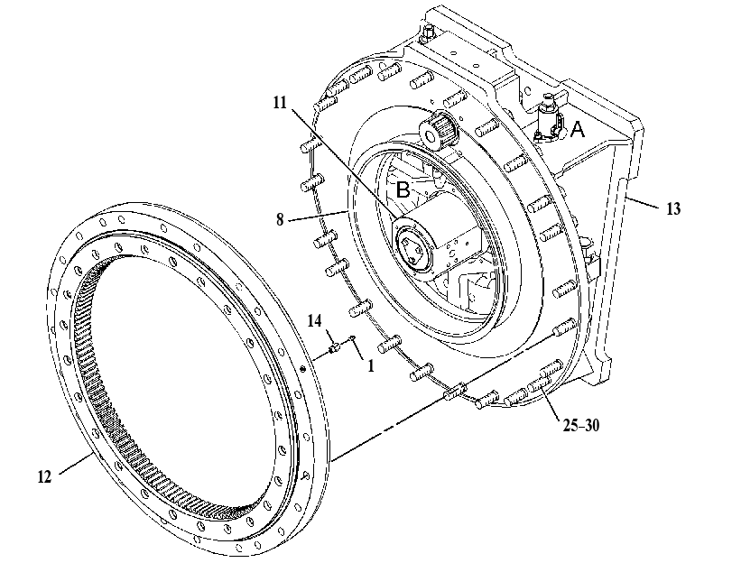 ROTATOR GP-HYDRAULIC 3238109 CAT
